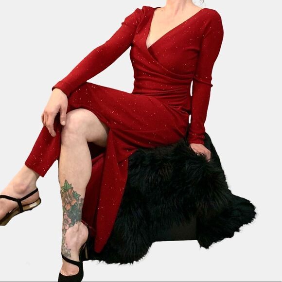 Vintage Victor Costa Floor Length Shimmer Evening Gown - Picture 2 of 7